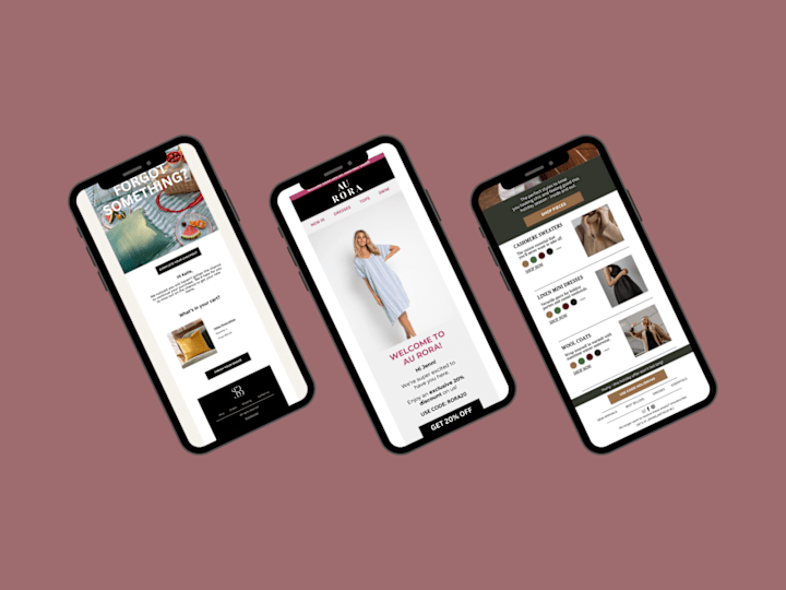 Cover image for Email Campaigns/Newsletters for Clothing Brands