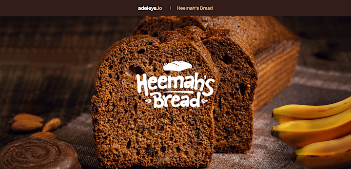 Cover image for Brand Identity For Bread Bakery | Heemah's Bread