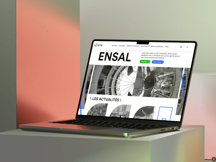 Cover image for Web Design for ENSAL 