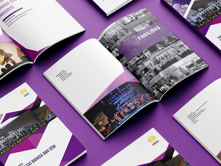 Cover image for Profile Book of The Faculty of Language and Art UNNES on Behance