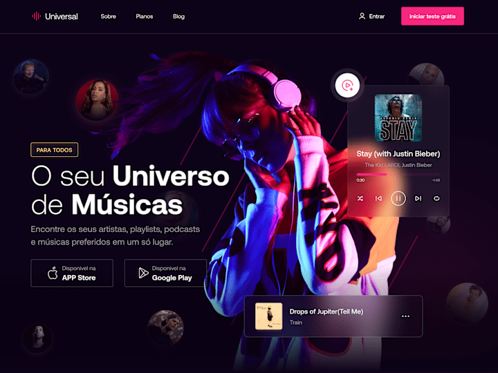 Cover image for Universal - Music Landing Page