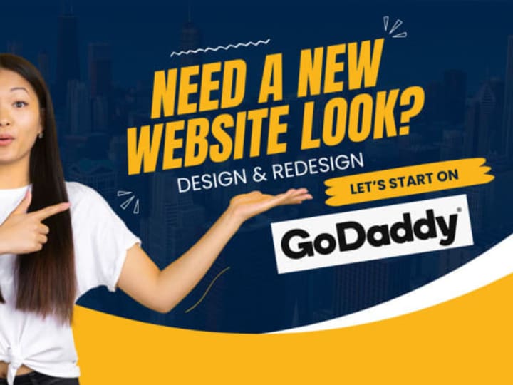 Cover image for I will design and customize your GoDaddy website
