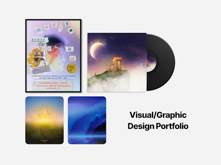 Cover image for Visual Design: Illustrations, Music Artworks, Posters