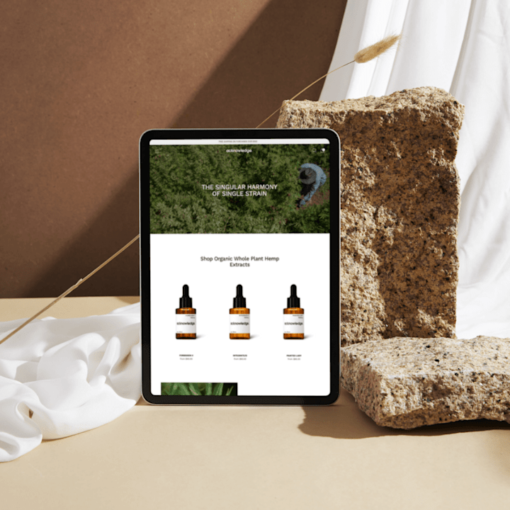 Cover image for Acknowledge CBD Shopify Website