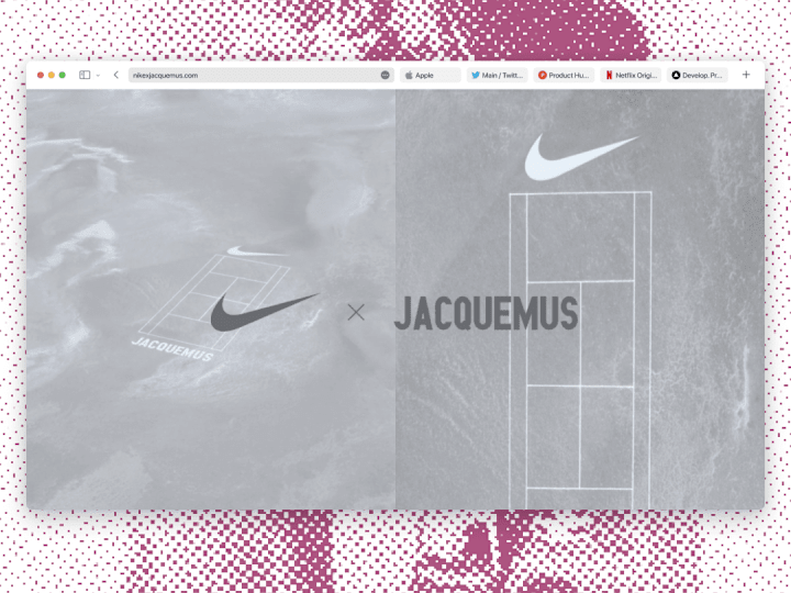 Cover image for Nike x Jacquemus landing page