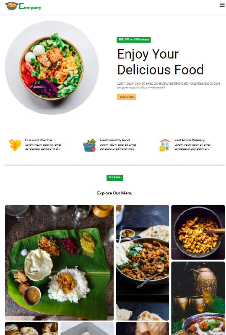 Cover image for Tasty Bites: A Responsive Food Webpage