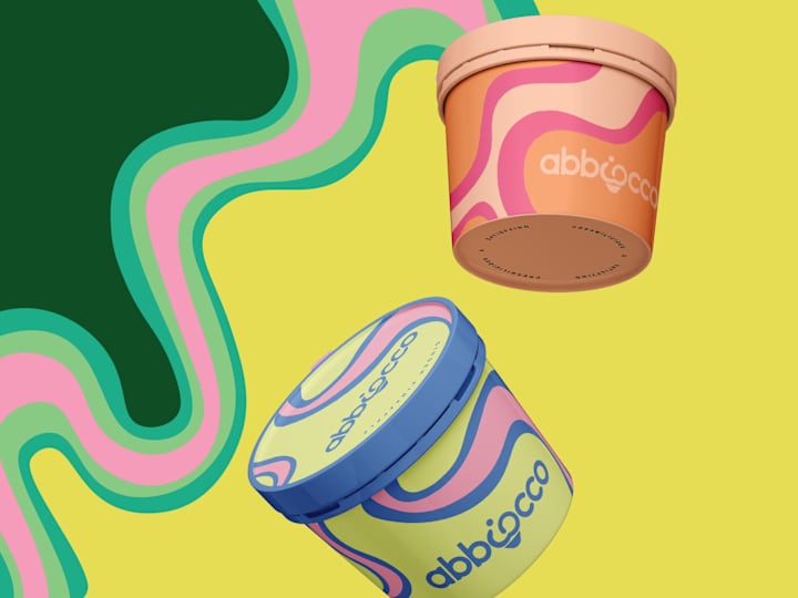 Cover image for Brand Identity Design for Abbiocco - an Italian ice creamery