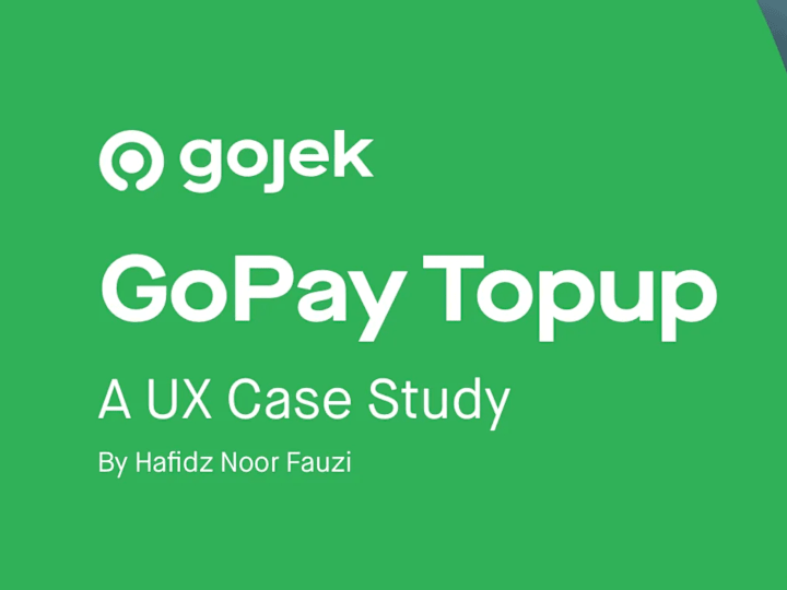 Cover image for Gopay Top Up Improvements — UX Case Study