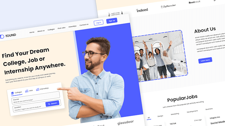Cover image for Education and Job Website 