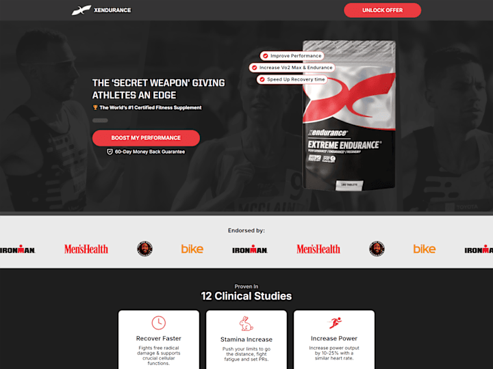 Cover image for xendurance Landing Page 