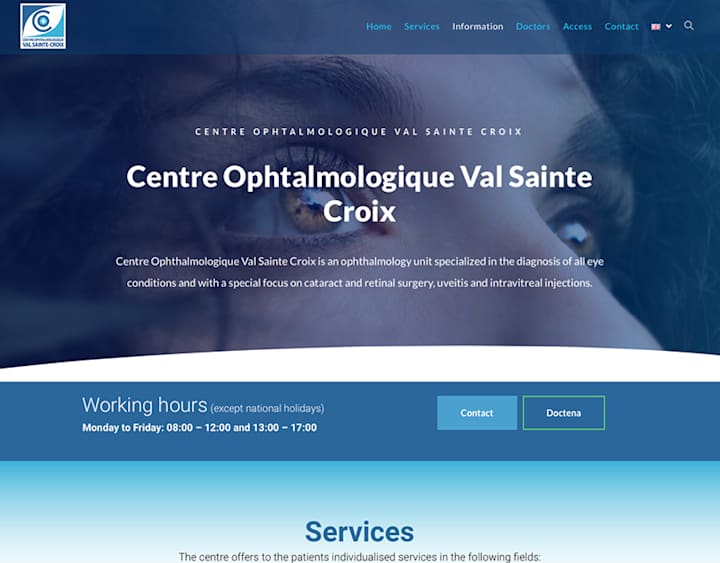 Cover image for Medical websites on Behance