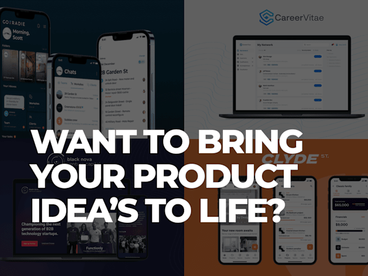 Cover image for Need to bring product or app idea to life? 