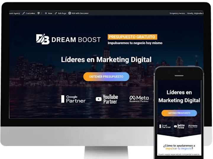 Cover image for Marketing Agency Website