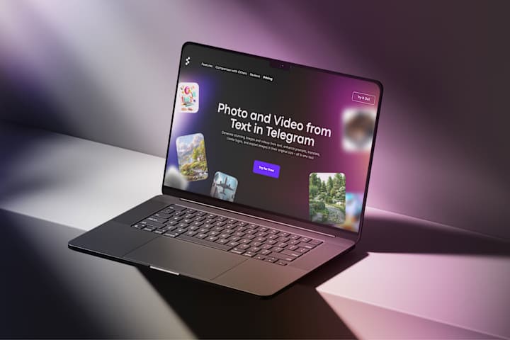 Cover image for Landing page for Image and Video Generation Bot 