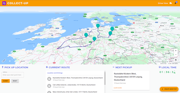 Cover image for Collect-up - A Fleet management platform