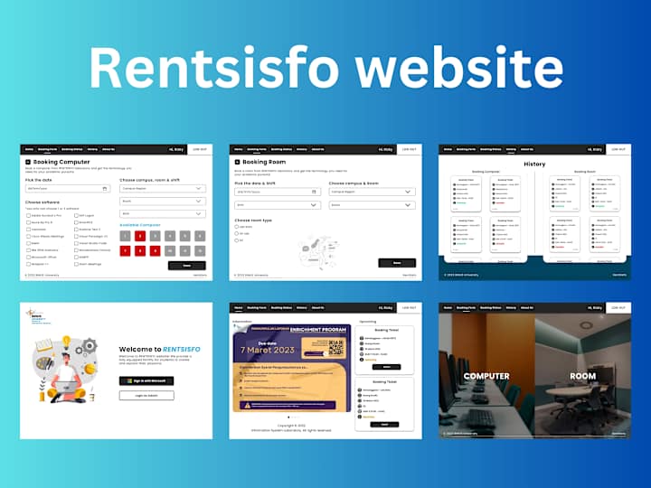 Cover image for Redesign UI Rentsisfo Website