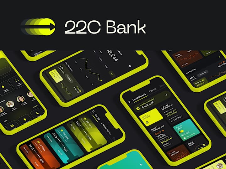 Cover image for 22C Bank App UI / UX