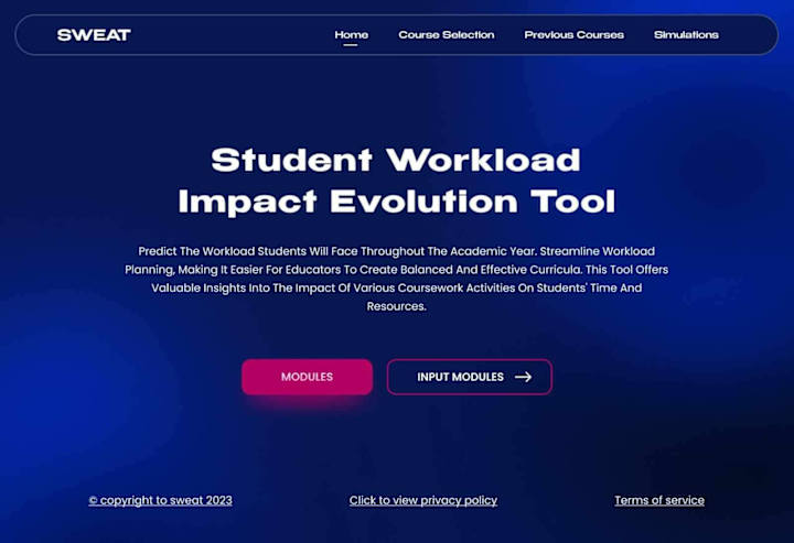 Cover image for Student Workload Impact Evolution Tool