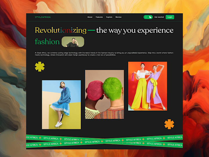 Cover image for Style Africa Landing Page :: Behance