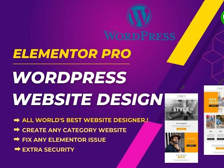 Cover image for I will Create Attractive Wordpress Website 