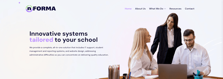 Cover image for Custom WordPress Dev for nForma, a School Management Platform