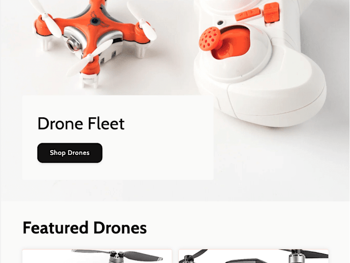 Cover image for Shopify:  Drone Fleet