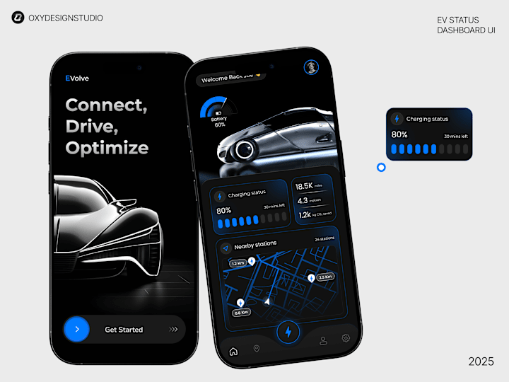 Cover image for EVolve | EV Status Dashboard UI