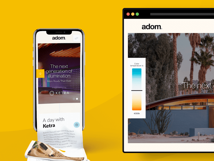 Cover image for Custom Design & WordPress Development for Adom Smart Home