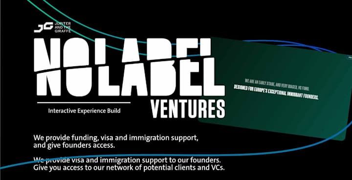 Cover image for No Label Ventures | Immersive Website Build on Behance