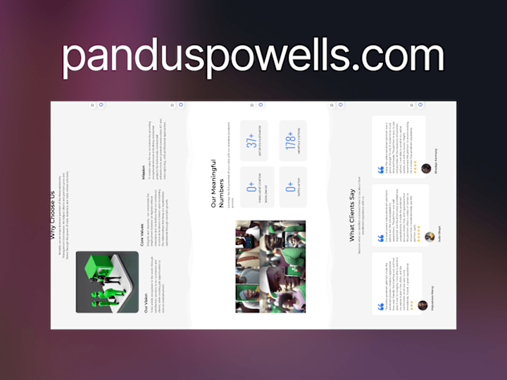 Cover image for Pandus Powells Enrollment App