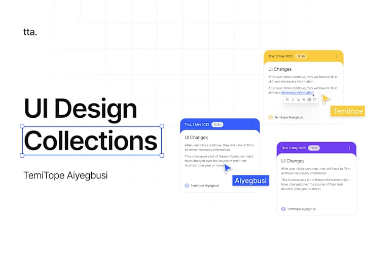 Cover image for UI Design Collections