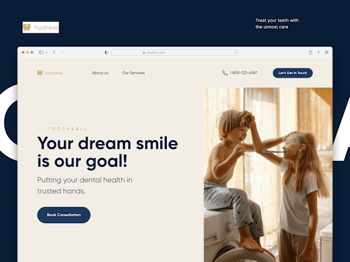 Cover image for Tooth&All | Landing Page Design + Webflow