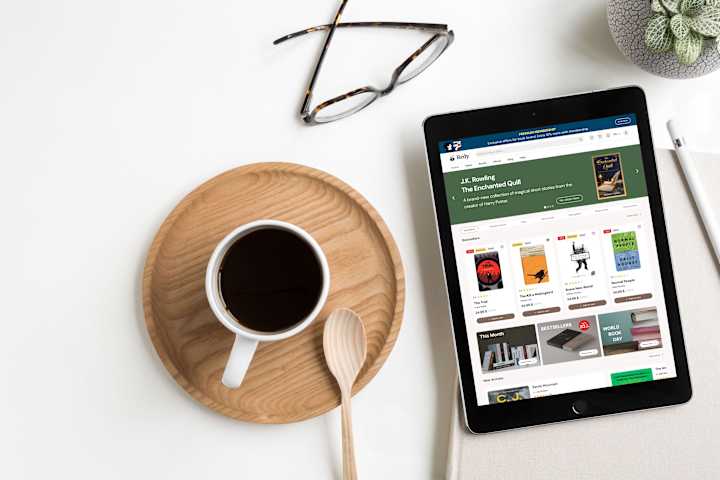 Cover image for E- Commerce Book Store Landing Page