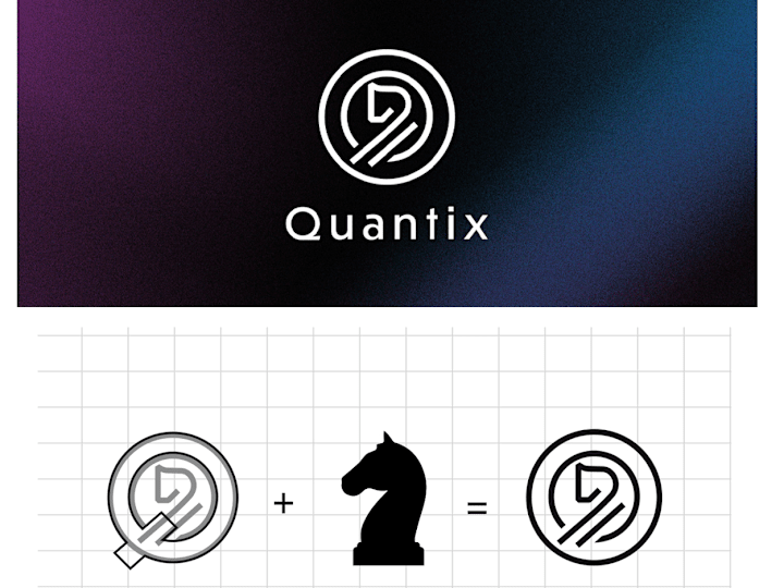 Cover image for Brand Identity Quantix, a leader in data analysis.