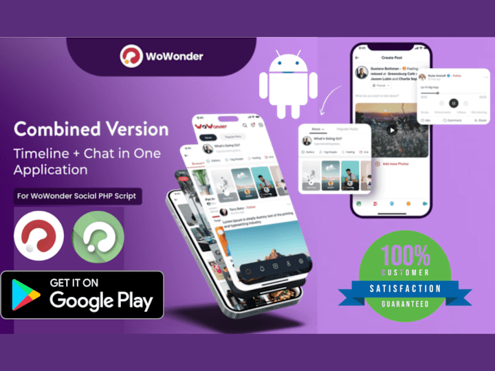 Cover image for I will install and update wowonder social Android app
