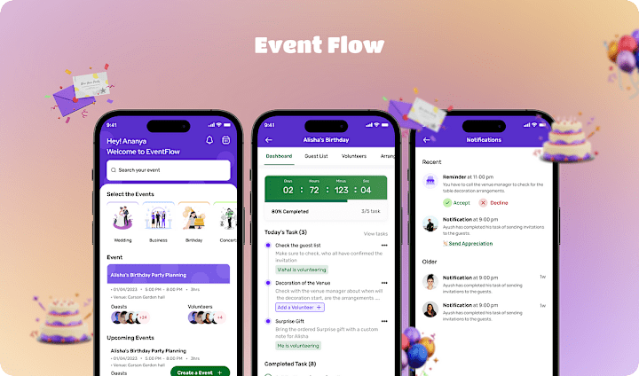 Cover image for “A Case Study on Designing an Intuitive Event Management App”