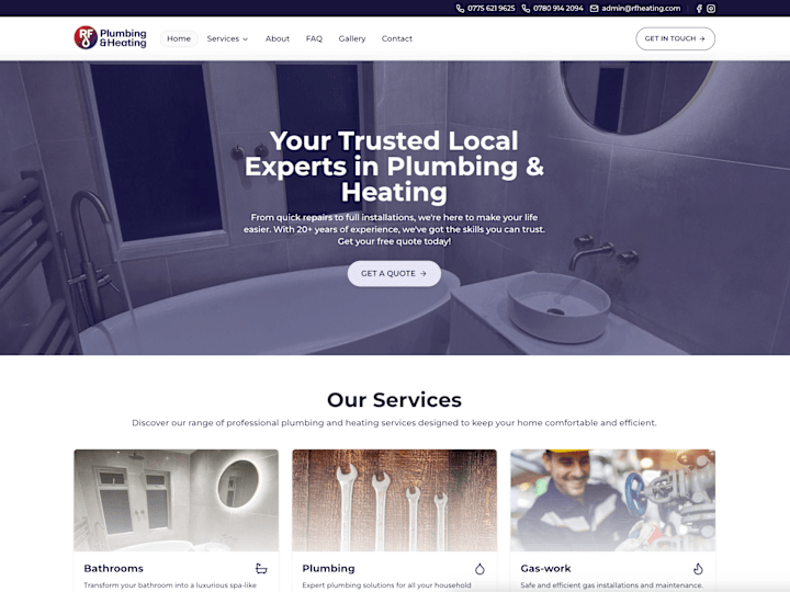 Cover image for RF Heating Website - Modern Web Solution