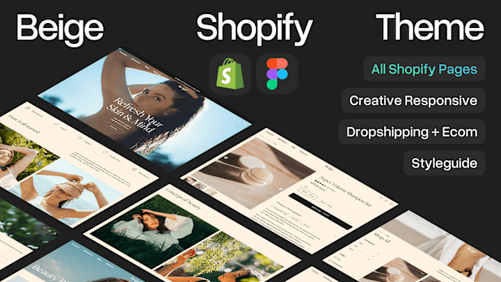 Cover image for Beige - Shopify Ecom / Dropshipping Template