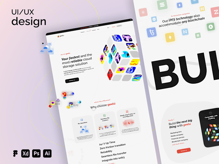 Cover image for Clean and Balanced Website Design + Mobile Responsive.