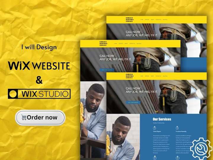 Cover image for You will get wix to wix studio expert, wix website redesign