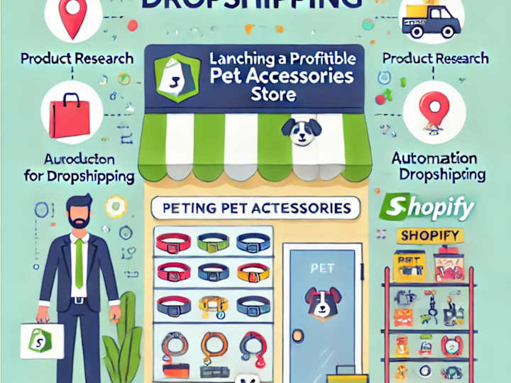 Cover image for Shopify Dropshipping Launching Profitable Pet Accessories Store