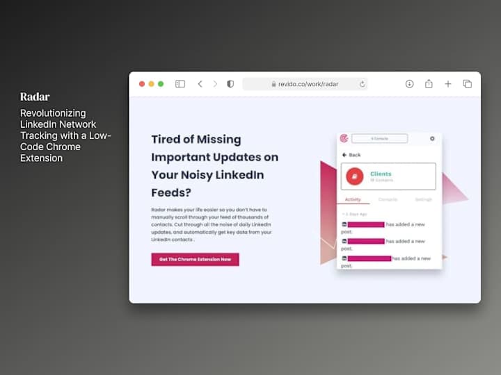 Cover image for Radar: Revolutionizing LinkedIn Network Tracking
