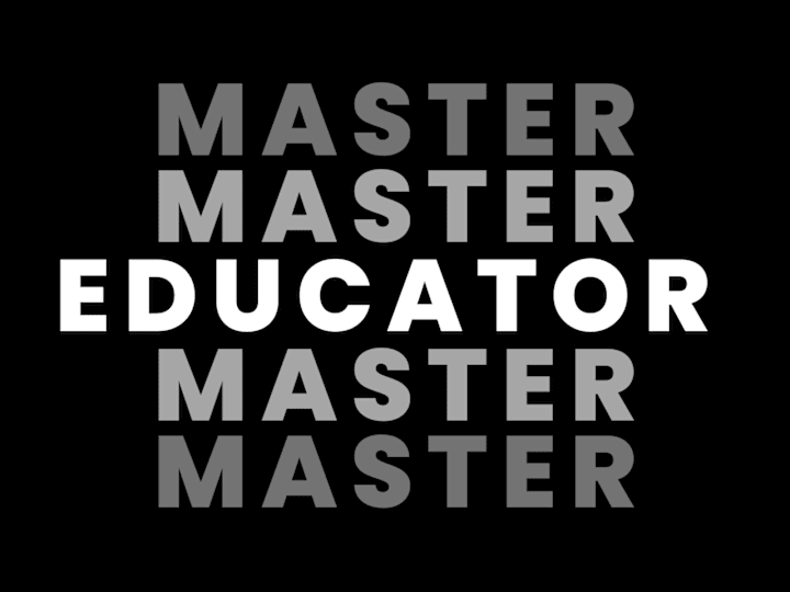 Cover image for Master Educator