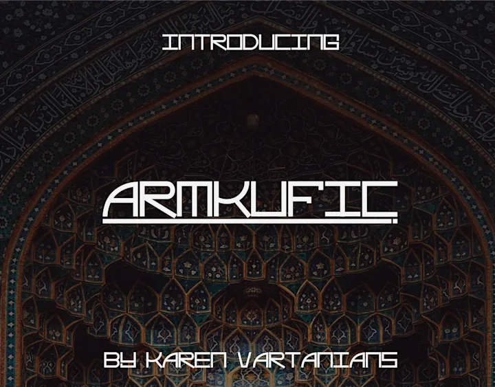 Cover image for ArmKufic Typeface
