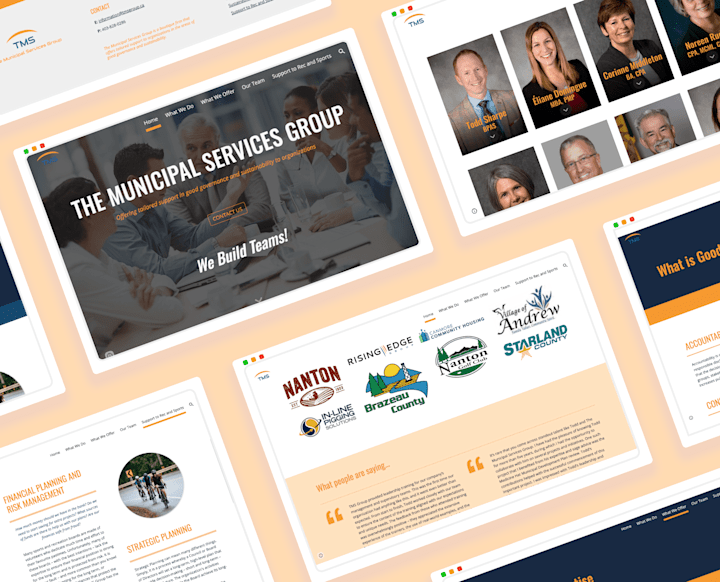 Cover image for The Municipal Services Group | Web Redesign