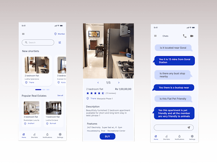 Cover image for Built a Real Estate Listing App