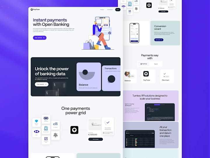 Cover image for Fintech SaaS | UI Design + Custom Illustration + Framer