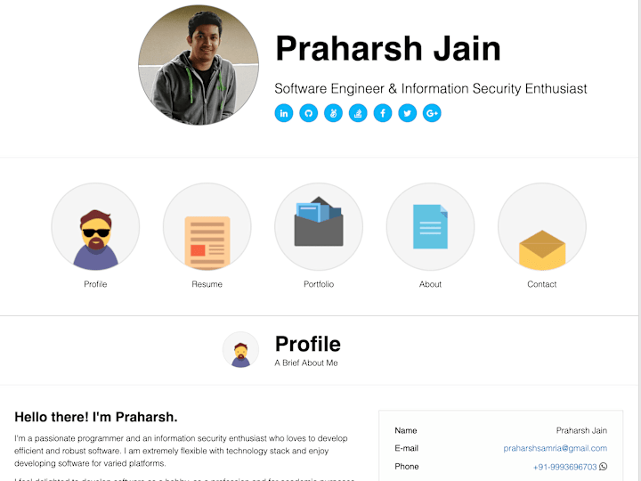 Cover image for Personal Website