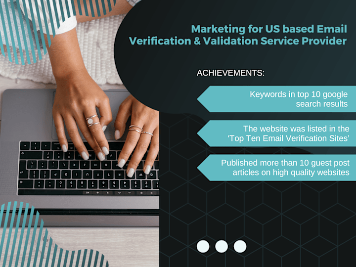 Cover image for US based Email Verification Service Provider: Marketing