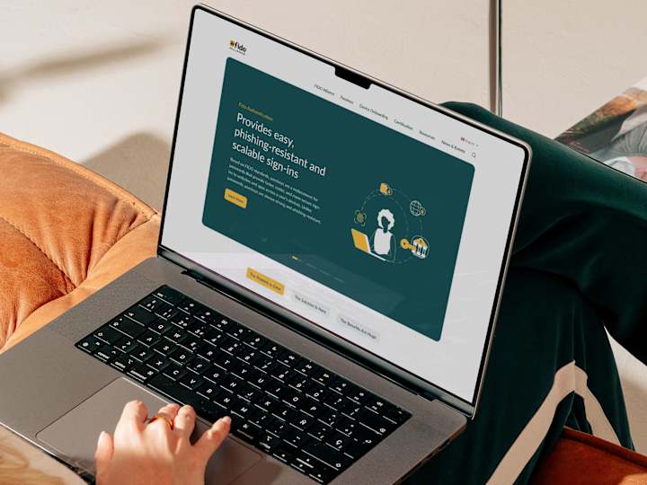 Cover image for FIDO Alliance ⎯ Landing Page Design